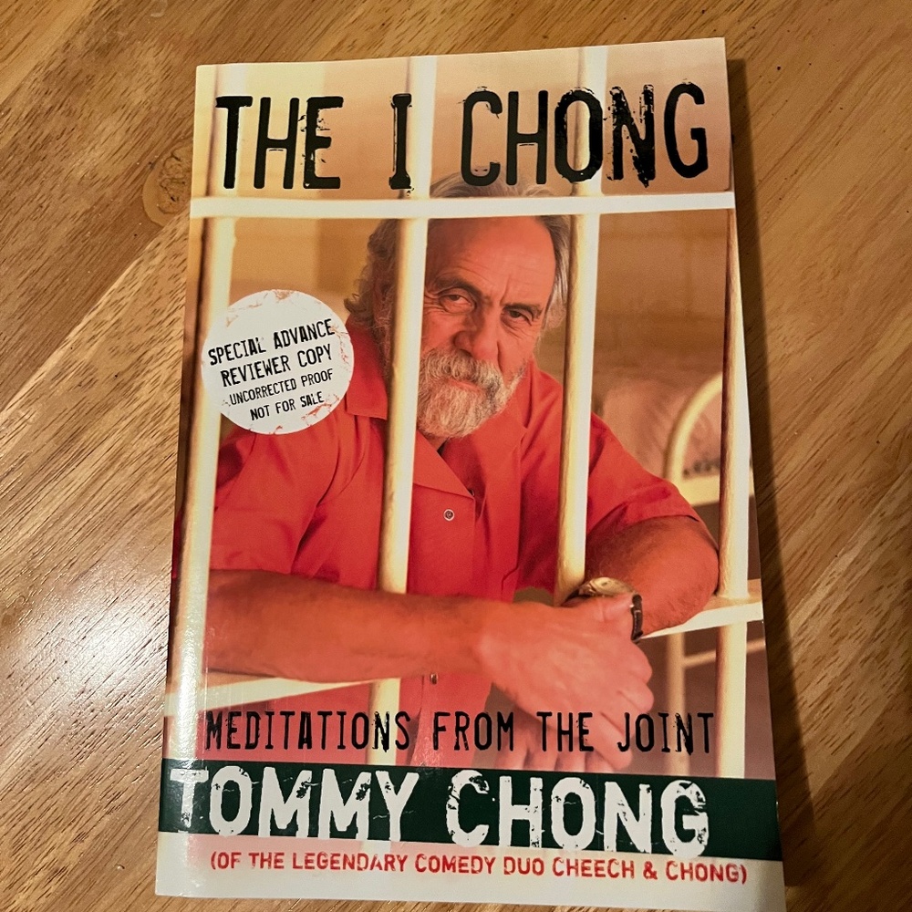 Autographed Tommy Chong book